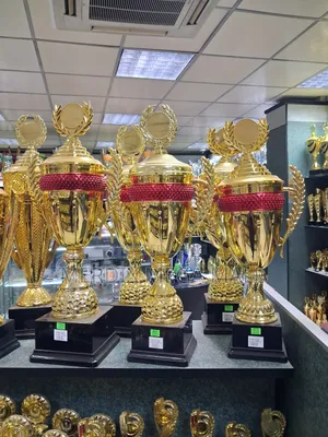 Golden Red Trophies, Trophy, Trophies