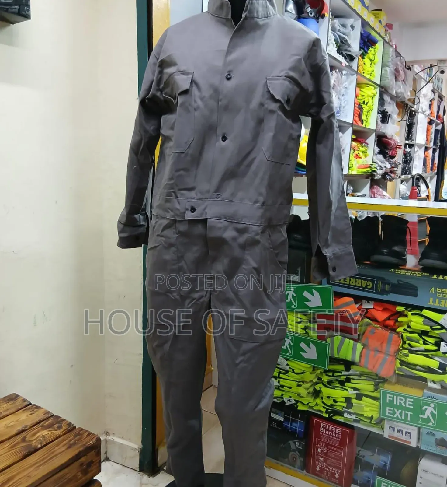 Grey Tetrex Fit Size Overall Stich