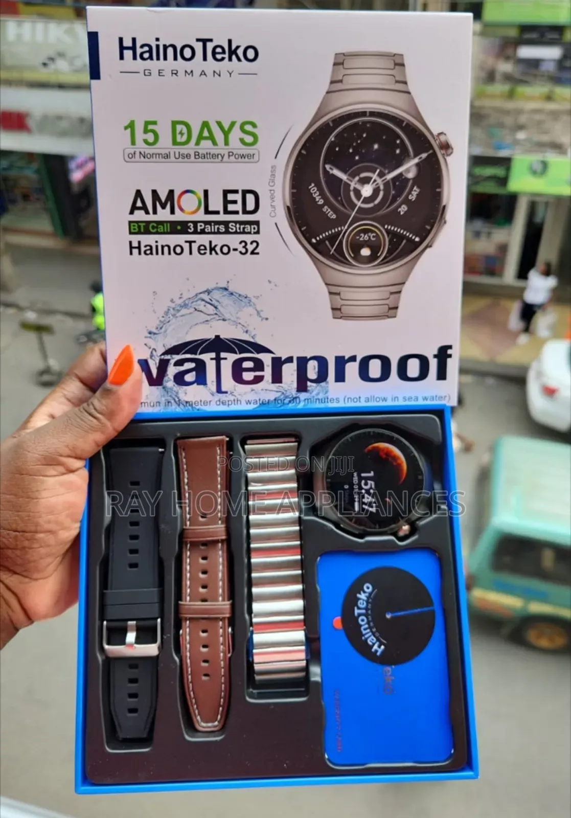 Hainoteko 32
Smart Watches With 3 Straps