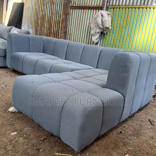 Sophisticated 6 Seater Bubble New L Sofa - main view