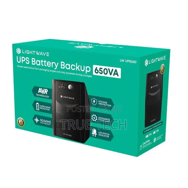 Lightwave Ups 650va 390 Watts 4 Outlets Avr 240v