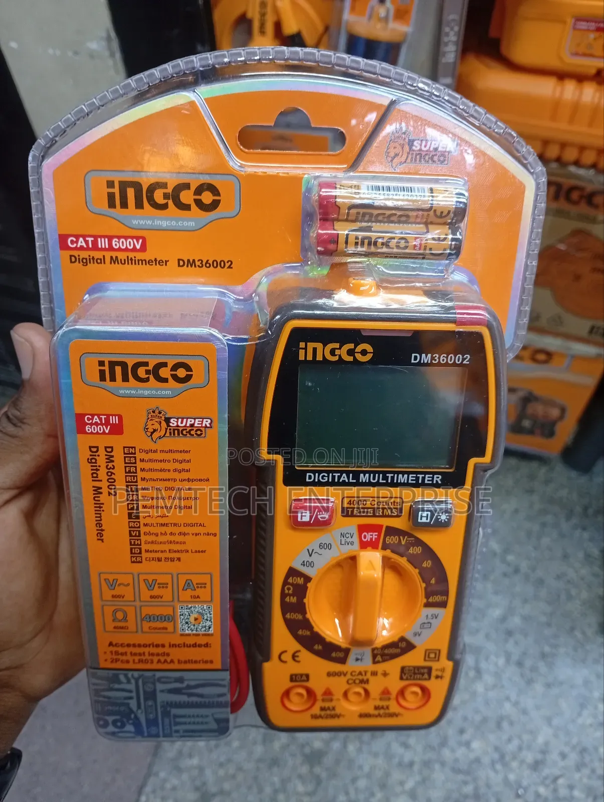 Ingco Digital Multimeter (Model Dm36002).