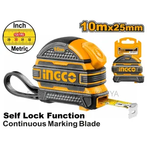 Ingco Measuring Tapes Steel Tape Measures Heavy Duty 5m, 8m, 10 Metres