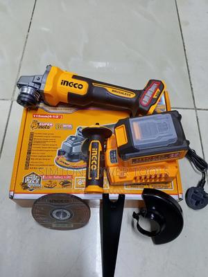 Cordless Ingco 20v Brushless Angle Grinder - main view