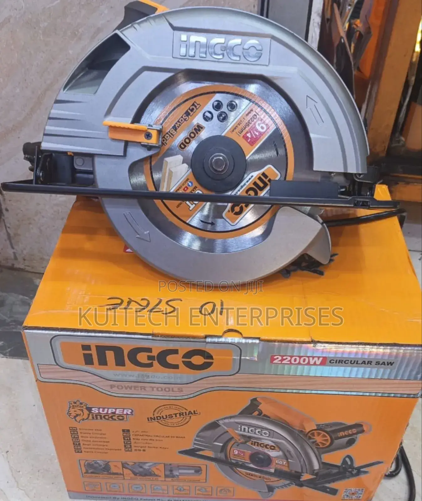 Ingco Circular Saw Machine/ 9" Industrial Circular Saw 2200w