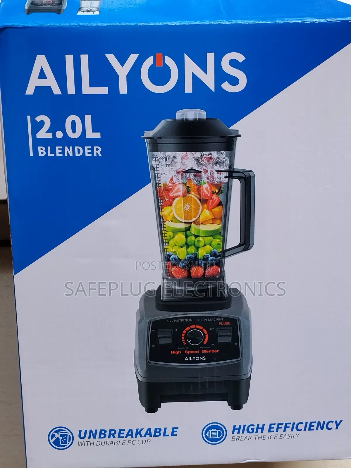 Ailyons 2-in-1 Blender Grinder | Cut Prep Time