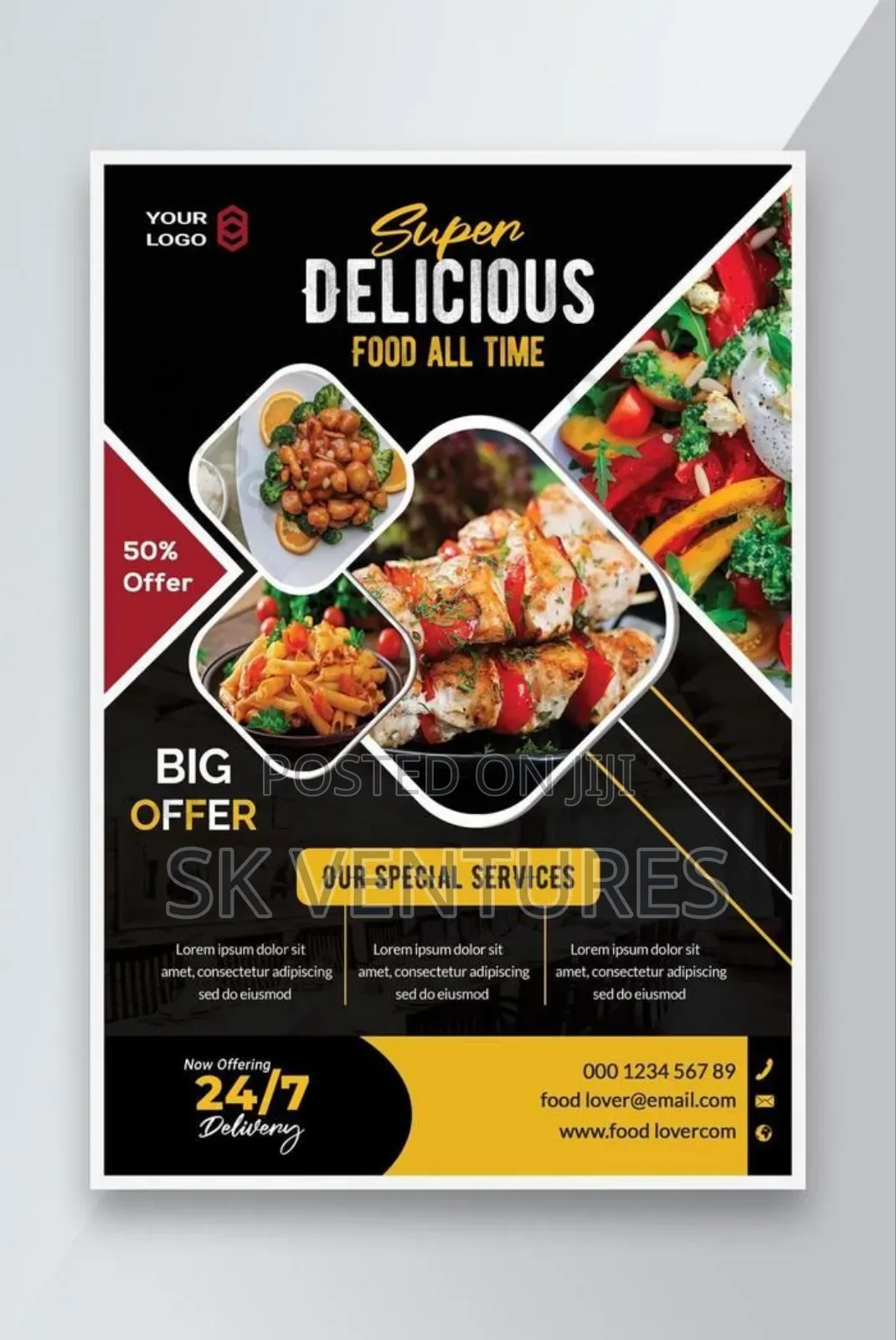 Flyer, Poster, Or Brochure Design