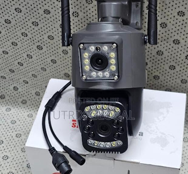 V380 4g Dual Lens Surveillance Camera Sim Ready