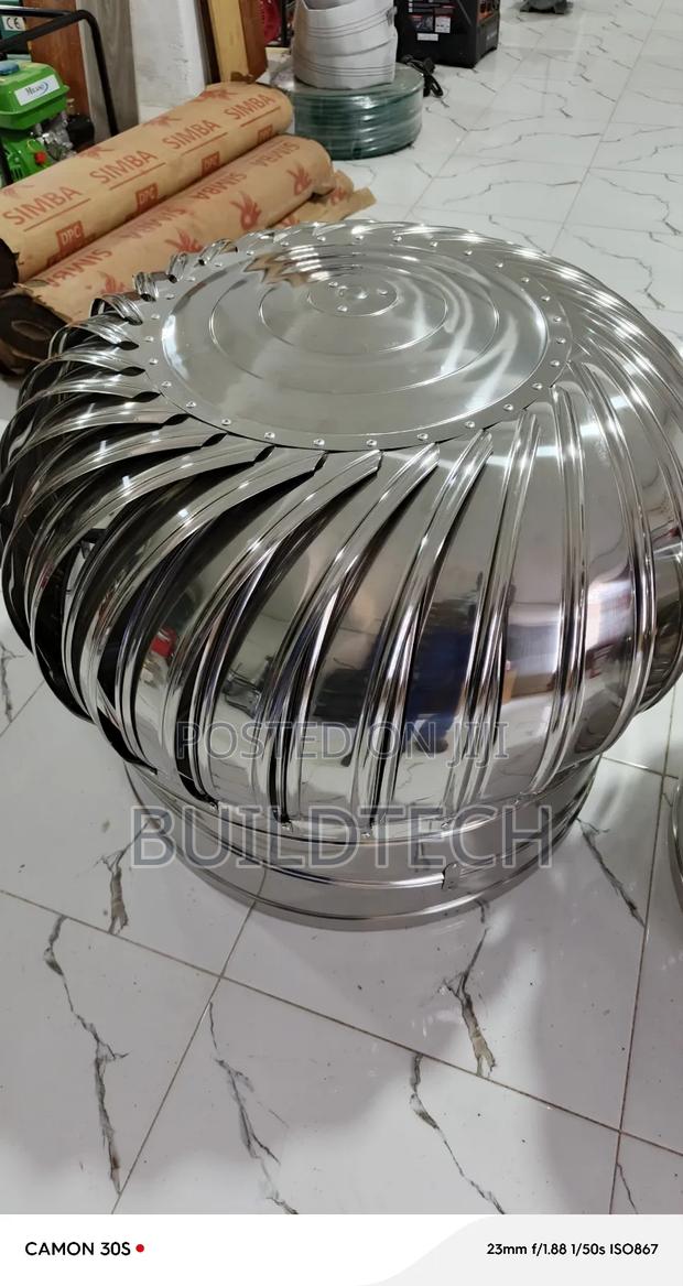 Stainless Steel Roof Turbo Ventilator – Wind Driven - main view