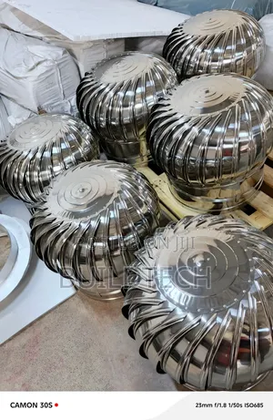 Stainless Steel Roof Turbo Ventilator – Wind Driven