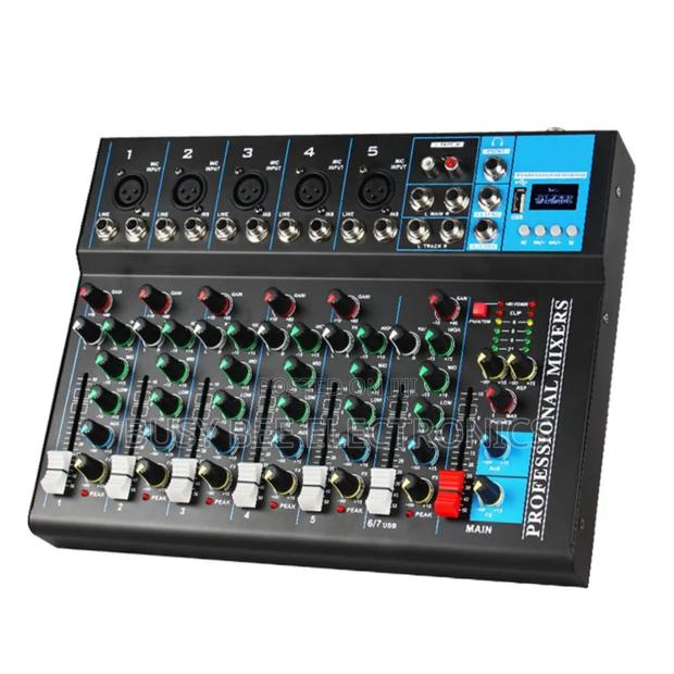 Proffessional 7 Channel Audio Mixer - thumbnail 4