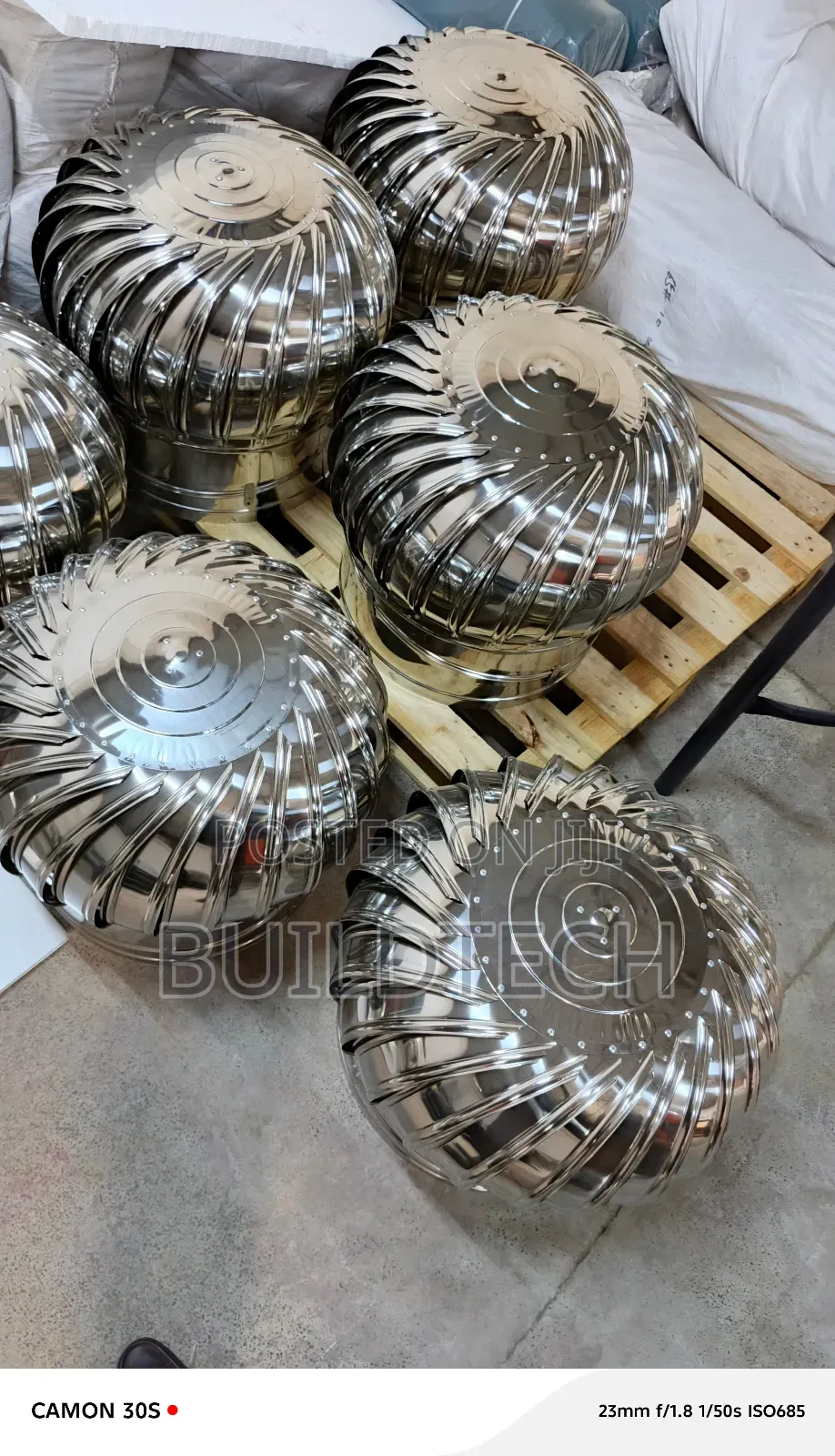 Industrial Roof Air Ventilator (Stainless Steel)