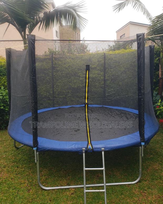 12ft Trampoline . Jumping High, Worries Staying Low - main view