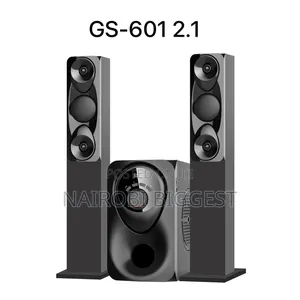 Globalstar Gs-601 2.1ch Tall Boy Multimedia Speaker System