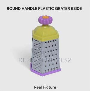 Round Handle Plastic 6-Side Grater_b - thumbnail 2
