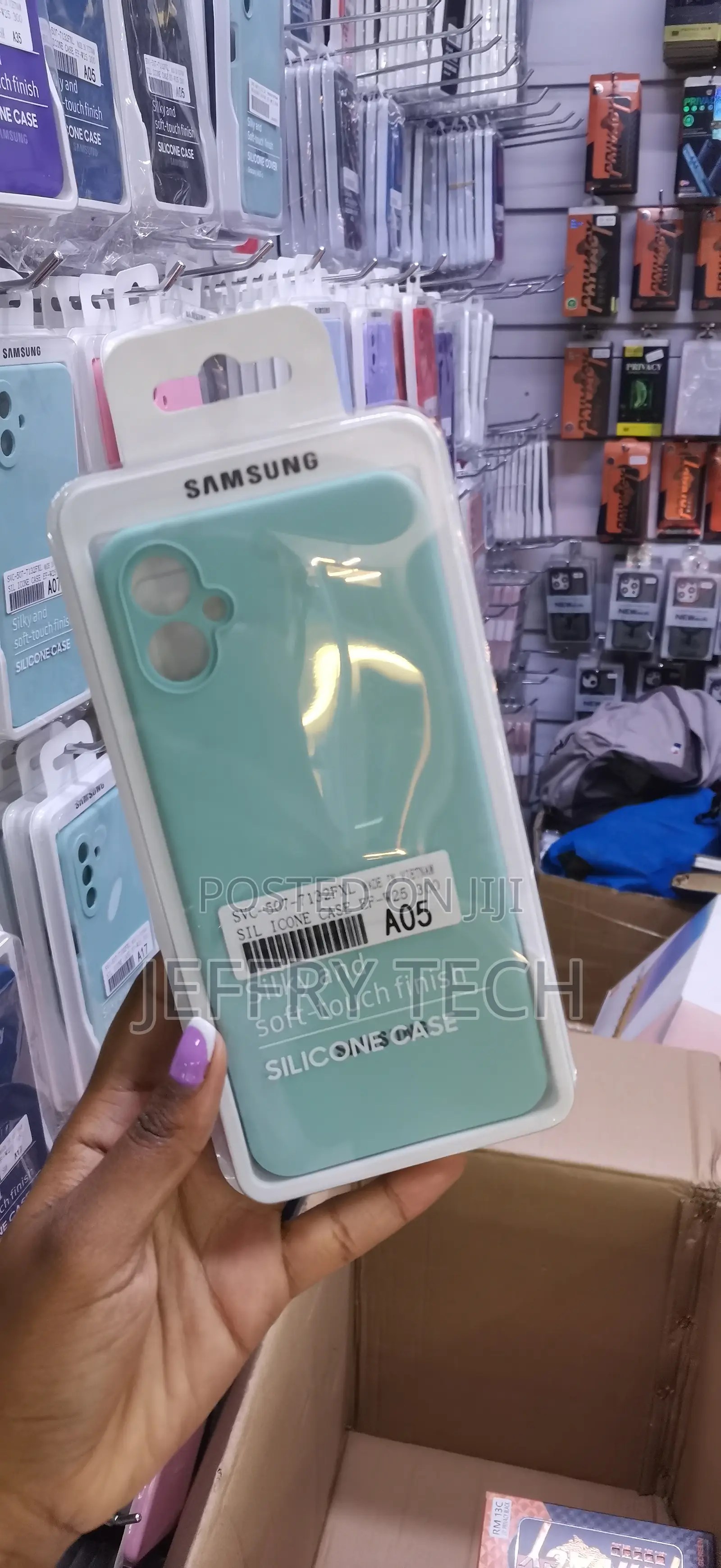 Tianyue Samsung Galaxy A05 Liquid Silicone Case With Microfibre Lining