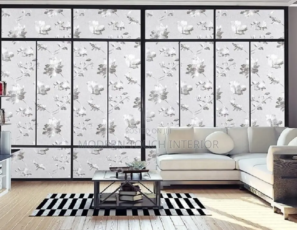 Instant Privacy Frosted Window Film- Home Office Glass Sticker
