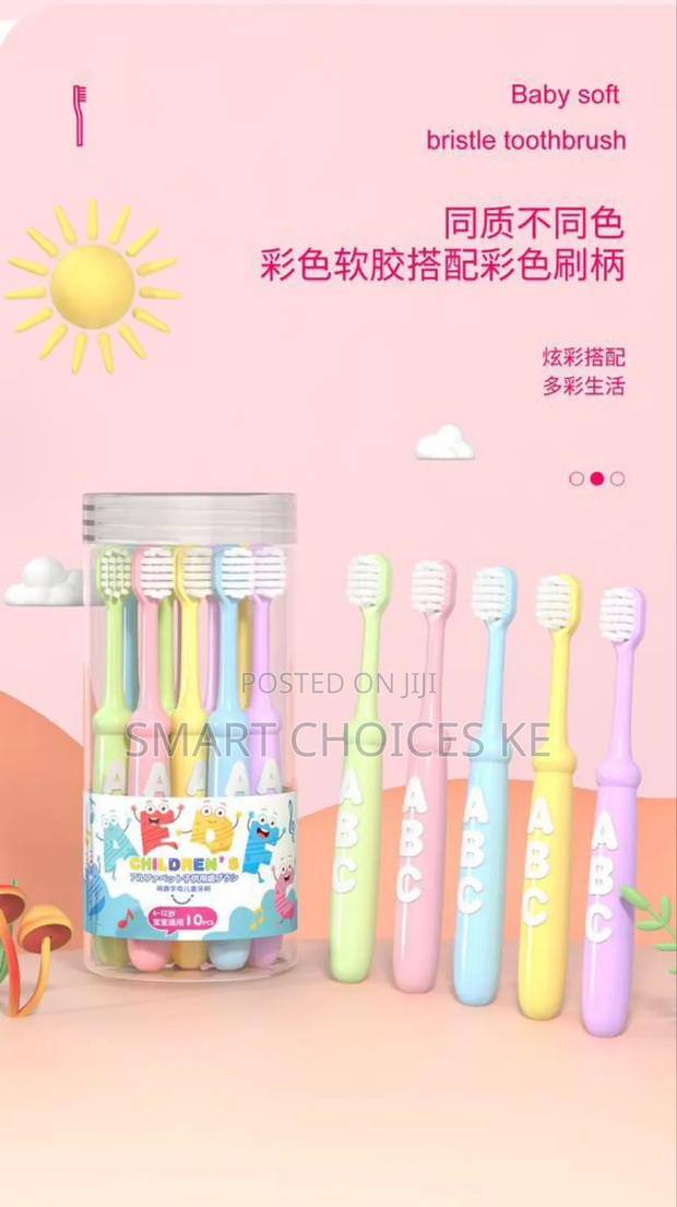 ✅10pcs Cute Children Small Head Soft Bristle Toothbrush - thumbnail 4