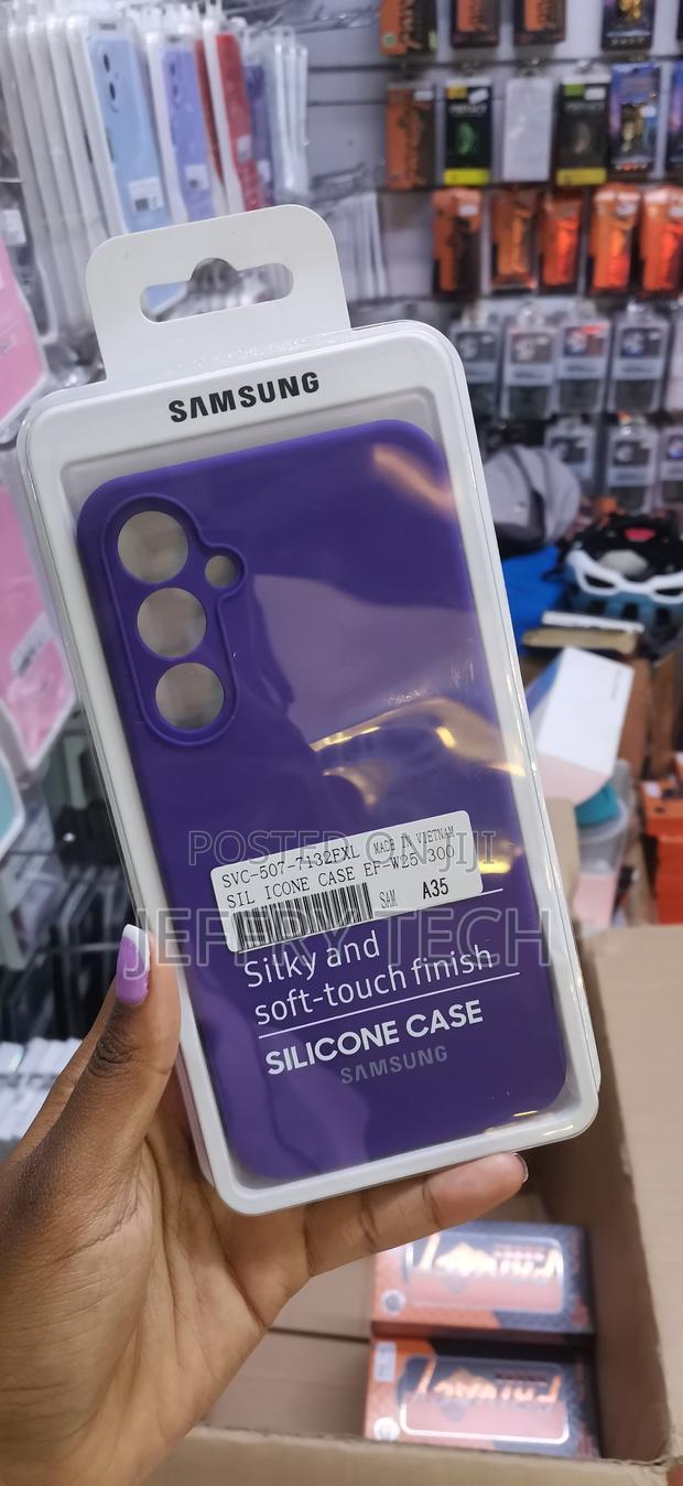 Slicsx Samsung Galaxy A35 5g Silicone Case With Microfiber Lining - thumbnail 3