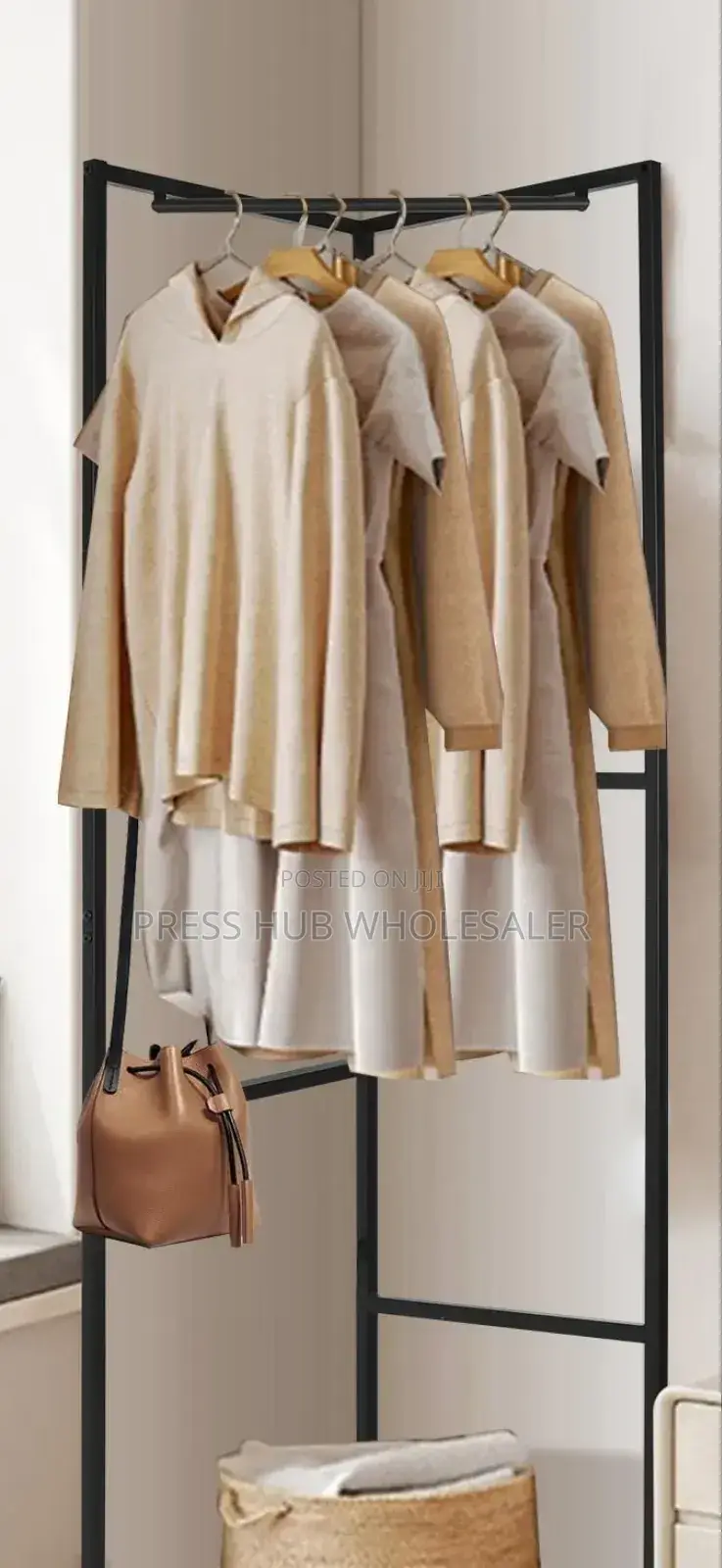 Corner Cloth Rack: