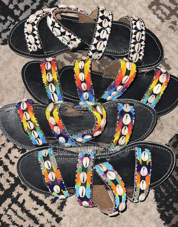 Ladies Genuine Leather Maasai Sandal - thumbnail 2