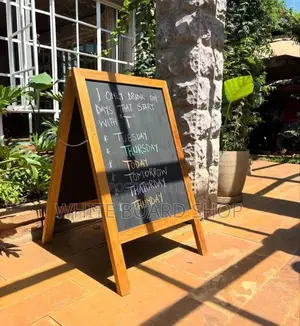 Double Sized Menu Board 3ft X 2ft -Chalk Board