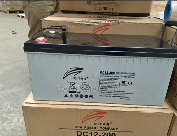 Ritar Solar Battery 100ah 200ah 12v | Deep Cycle Battery for Solar,