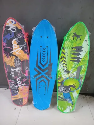 Skate Board,Graphic Fish Shape Skate Board