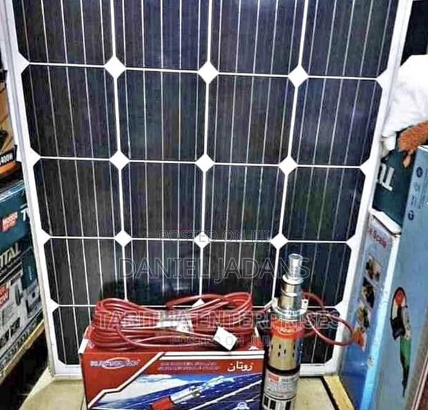 Solar Submersible Water Pump 50m Max Head+Solar Panel 250w