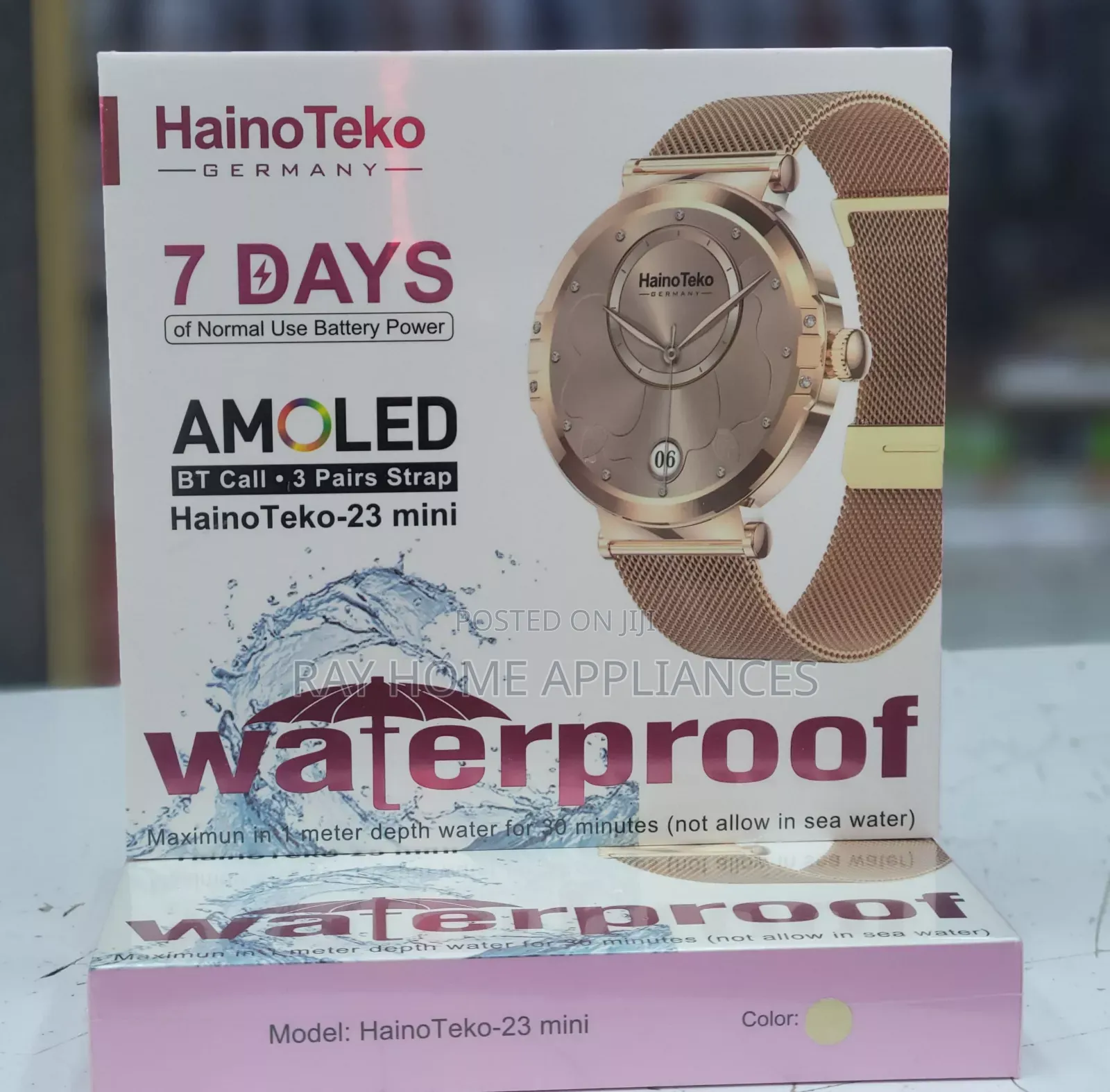 Unisex Smart Watches With 3 Straps