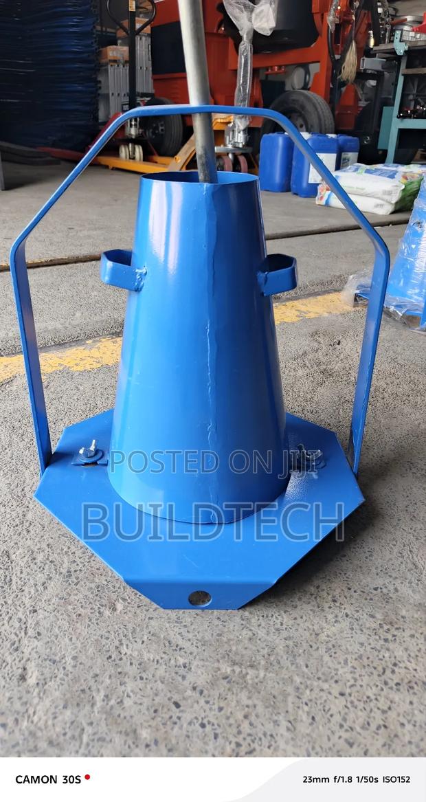 Standard Slump Test Cone With Rod - main view