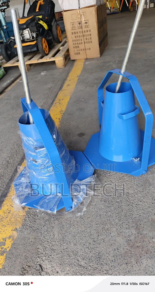 Standard Slump Test Cone With Rod - thumbnail 2