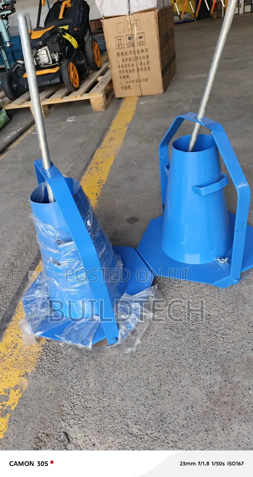 Standard Slump Test Cone With Rod
