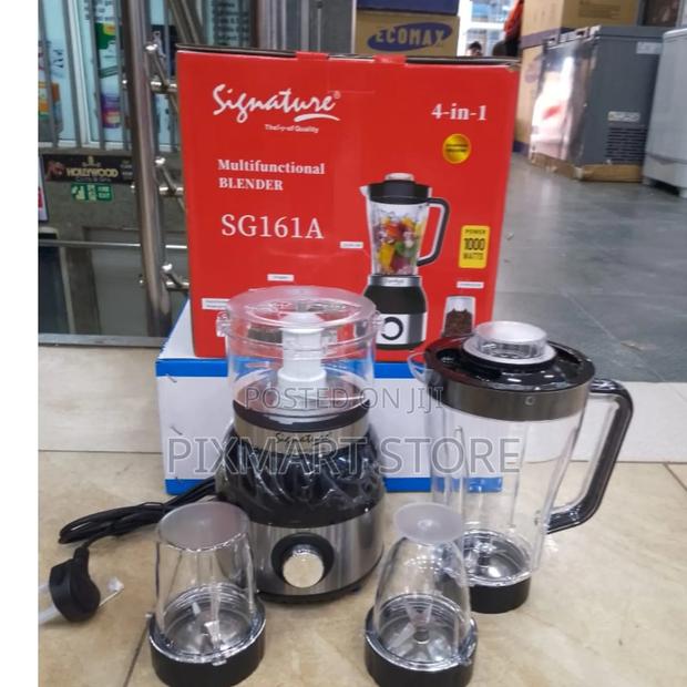 Signature Sg161a 4-in-1 Blender With Grinder, Chopper Juicer