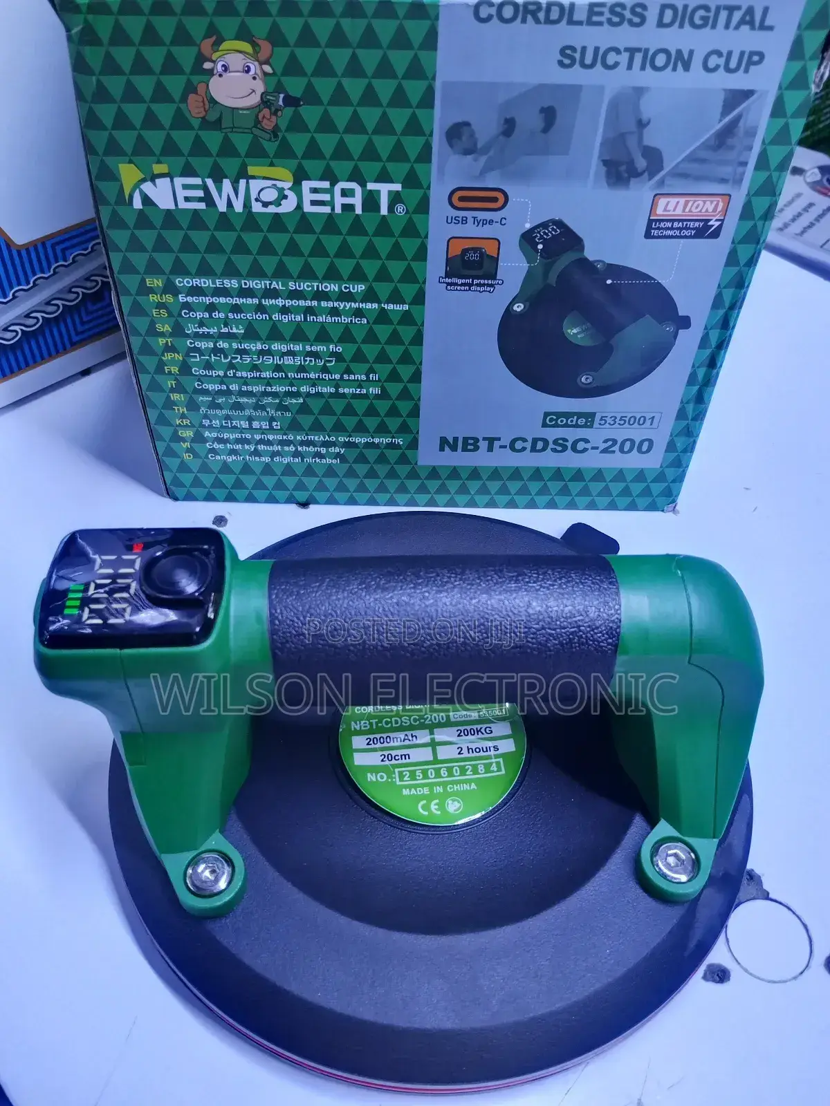 New Beat Digital Suction Cup. 200kg Rechargeable