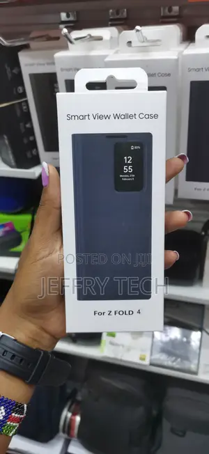 Boeras Samsung Galaxy Z Fold 4 5g, Smart Clear View Cover 360°