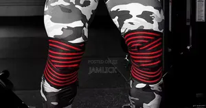 Men Fitness Knee Wraps –Cr