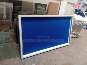 Wall Mounted Sliding Glass Notice Board 120cm X 60cm (4ft X 2ft) - thumbnail 2