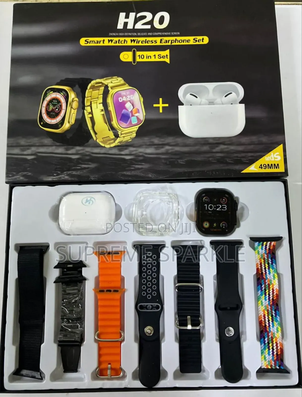 H20 Smart Watch Set 10 In1