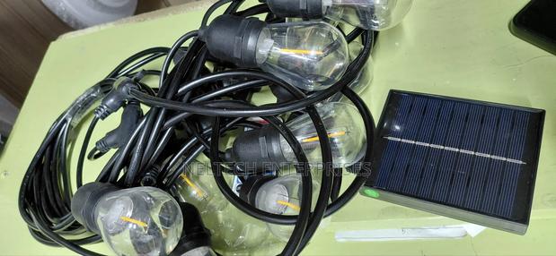 Solar String Lights 10 Meters With 10 Bulbs - thumbnail 2