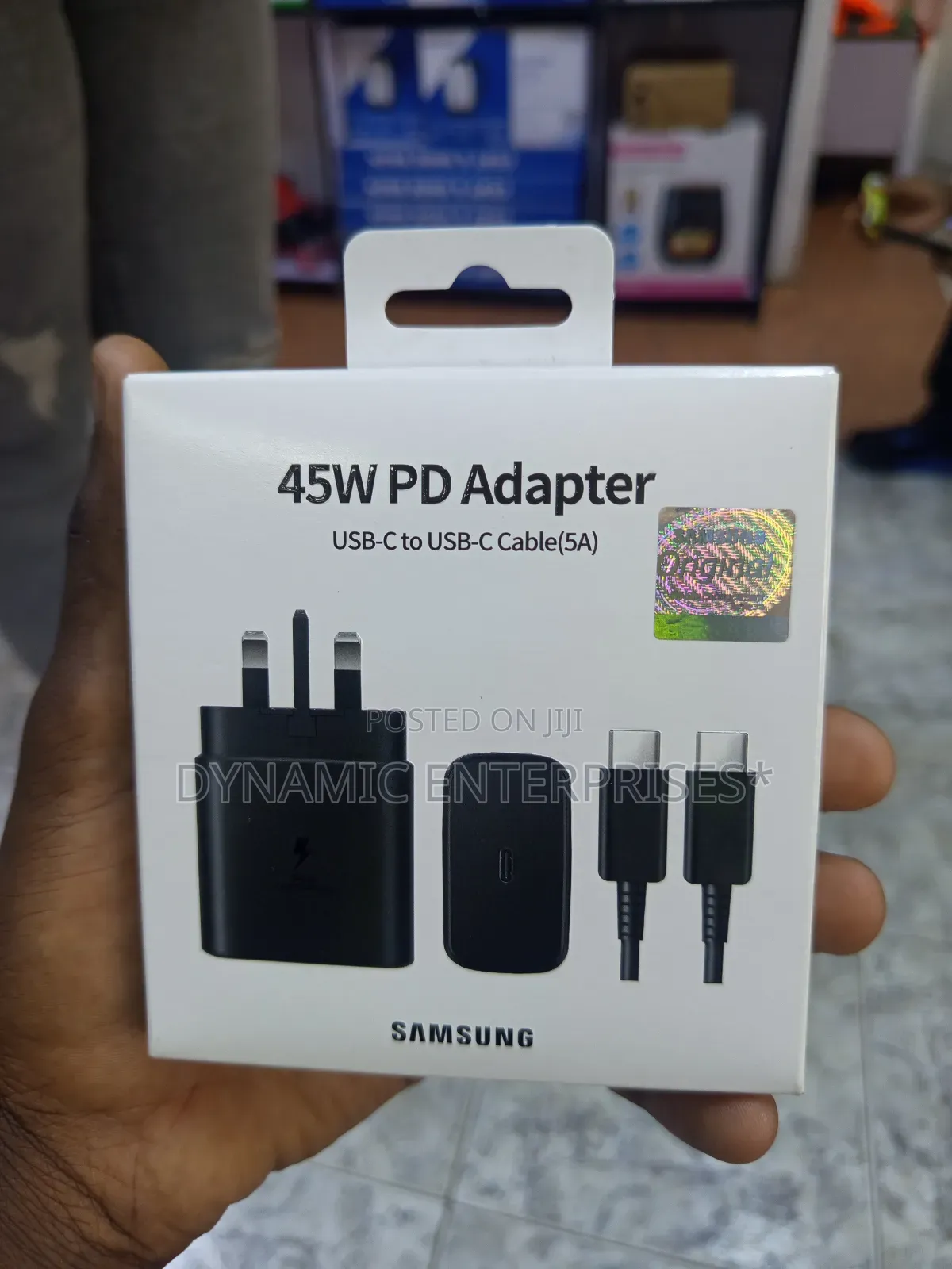 Samsung 45w Charger With a Usb-C to Usb-C Cable (5a)