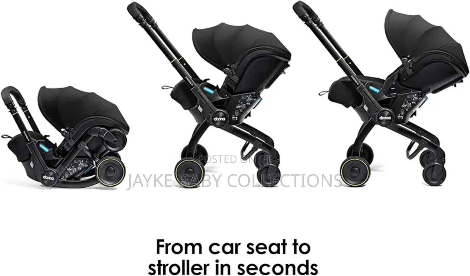 4-in-1 Travel Stroller + Car Seat | No Need to Buy Separate