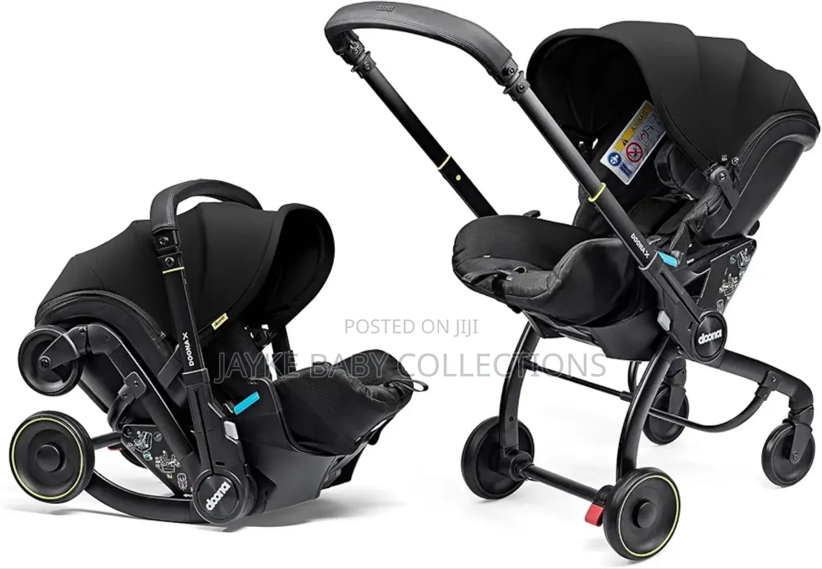 4-in-1 Travel Stroller + Car Seat | No Need to Buy Separate