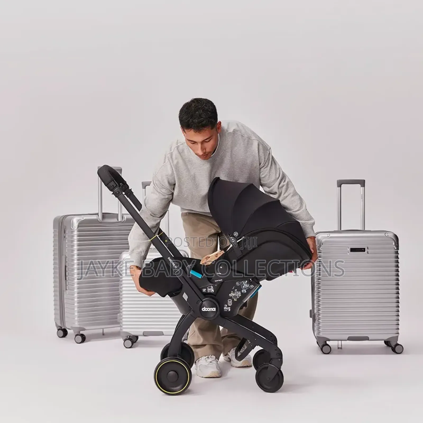 4-in-1 Travel Stroller + Car Seat | No Need to Buy Separate