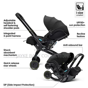 4-in-1 Travel Stroller + Car Seat | No Need to Buy Separate
