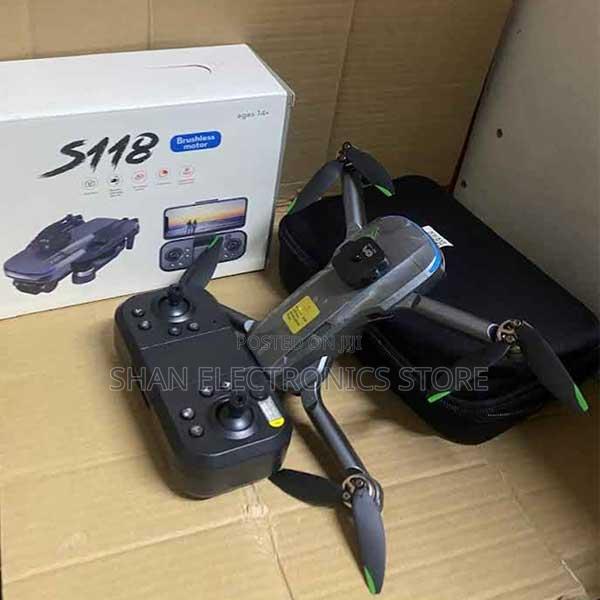 Rotation Foldable S118 Brushless Motor Drone Dual Camera Optical Flow - main view