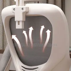 Ergonomic White Mesh Office Desk Chair
