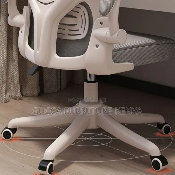 Ergonomic White Mesh Office Desk Chair