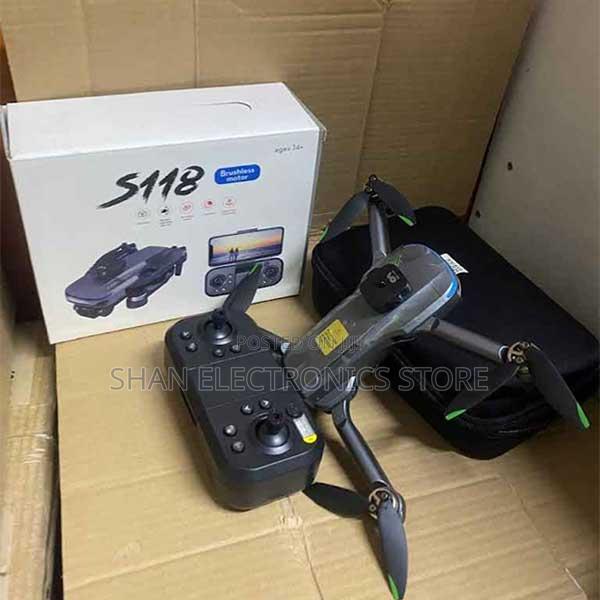 Powerful Brushless S118 Brushless Motor Drone Dual Cam Optical Flow