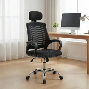 Swivel Secretarial Headrest Mesh Chair